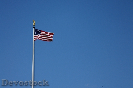 Devostock Flag Usa Nationality White