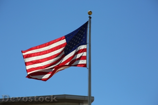Devostock Flag Usa Patriot American