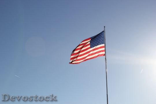 Devostock Flag Usa Sky 427166