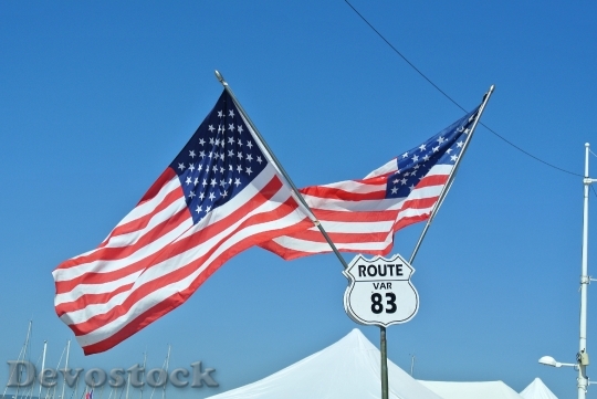Devostock Flag Usa United States 0