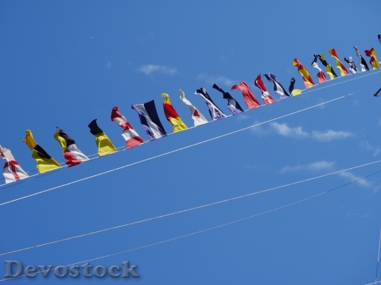 Devostock Flags Flag Sailing Boat