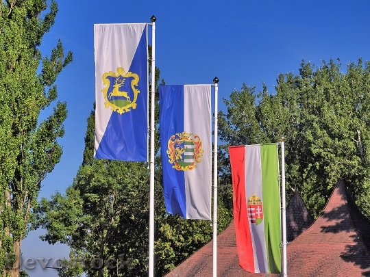 Devostock Flags Hungary Sarvas City
