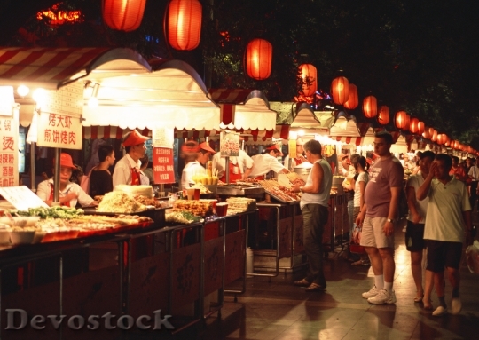 Devostock Food Vendors At Donghuamen 0