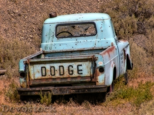 Devostock Forgotten Old Truck Dodge