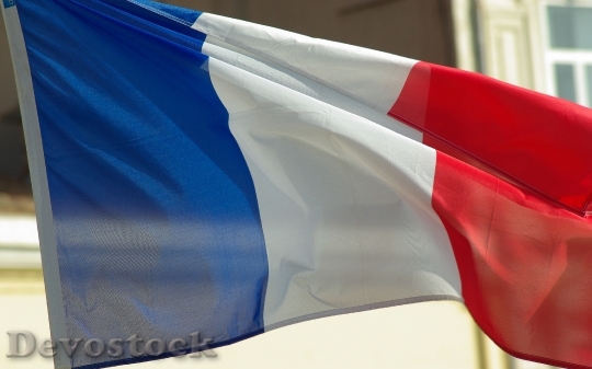 Devostock France French Flag Nation