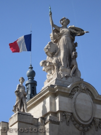 Devostock French Flag Great Palace