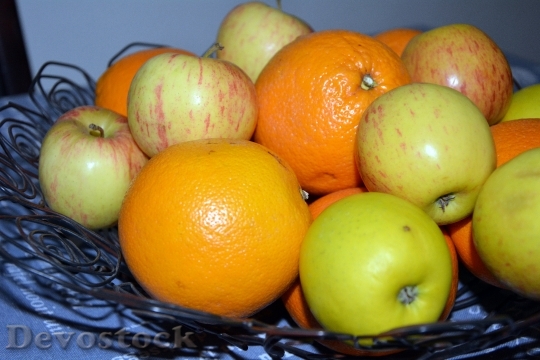 Devostock Fresh Fruit Apples Oranges