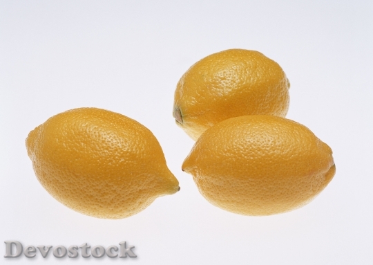 Devostock Fresh Lemons In Closeup