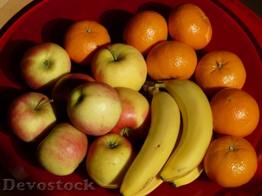 Devostock Fruit 49740 Bananas Apples
