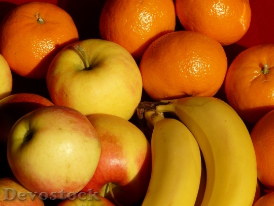 Devostock Fruit 49741 Bananas Apples