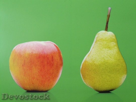 Devostock Fruit Apple Pear Healthy