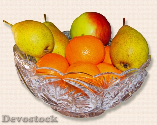 Devostock Fruit Bowl Apple Pear