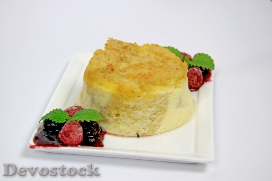 Devostock Fruit Cake Dessert Food
