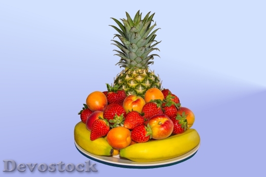 Devostock Fruit Colors Pineapple Mix