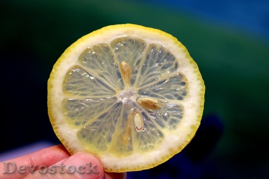 Devostock Fruit Food Lemon Yellow 0