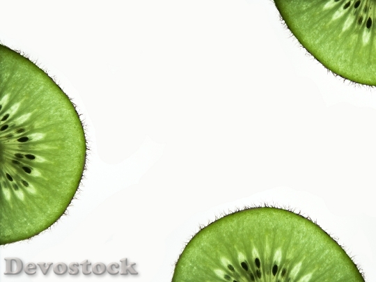 Devostock Fruit Kiwi Green Slice