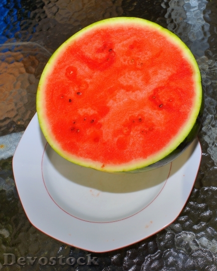 Devostock Fruit Melon Watermelon Nature