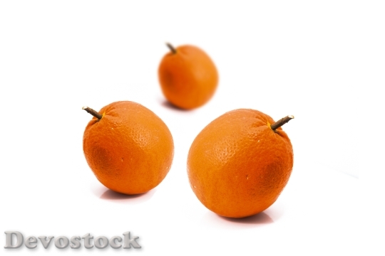 Devostock Fruit Orange Three White
