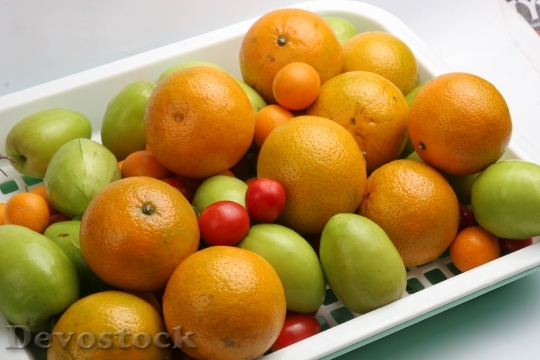 Devostock Fruit Oranges Dish 579512