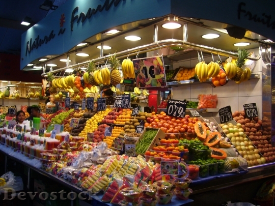 Devostock Fruit Stand Market Market