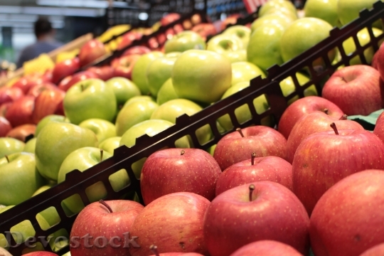 Devostock Fruit Supermarket Apple 1095326