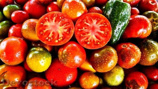 Devostock Fruit Tomato Vegetable Nature 4
