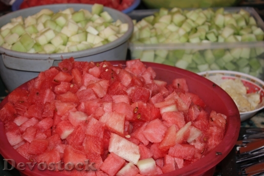 Devostock Fruit Watermelon Healthy Food