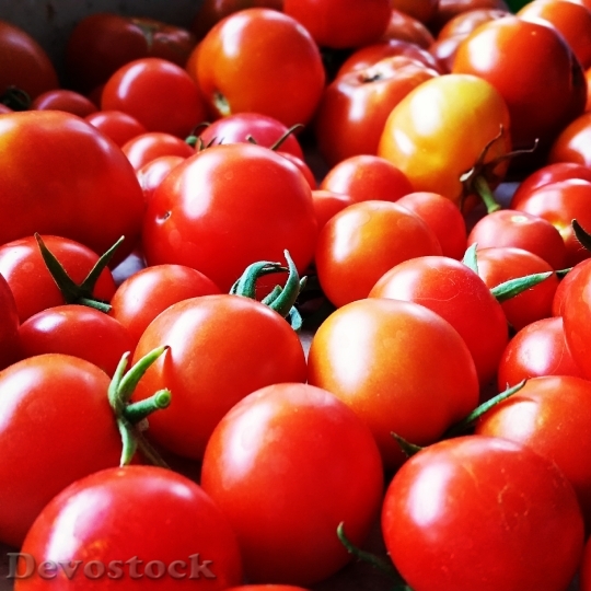 Devostock Fruits Vegetables Tomatoes Red