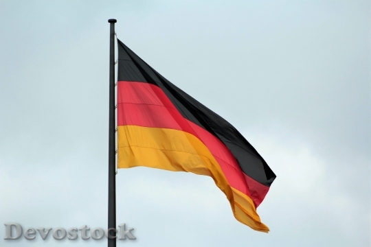 Devostock Germany Flag Flag Black