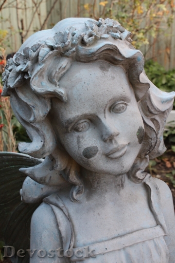 Devostock Girl Cherub Wings Fairy