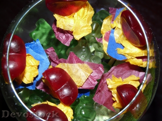 Devostock Glass Candy Sweetness Colorful 0