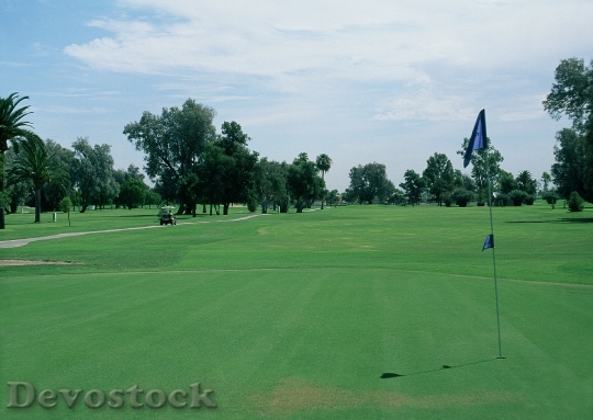 Devostock Golf Course In Countryside