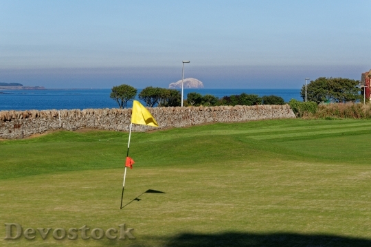 Devostock Golf Green Scenery Golf