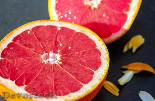 Devostock Grapefruit Fruit Red Sweet