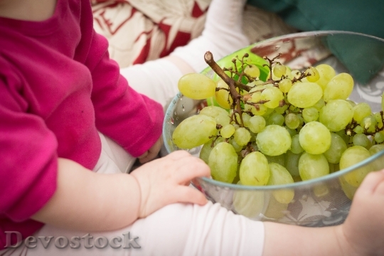 Devostock Grapes Baby Pink Food