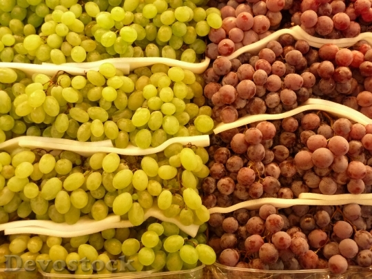 Devostock Grapes Fruit Market Healthy