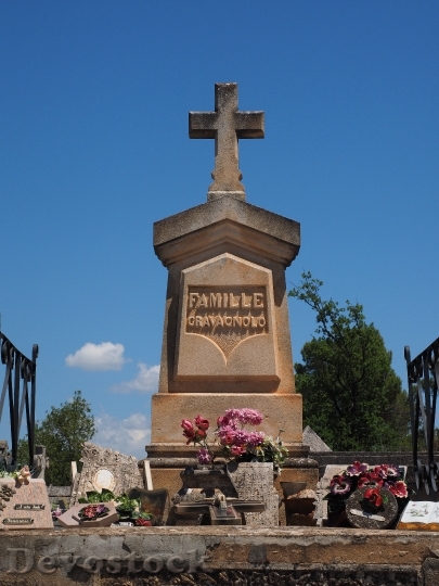 Devostock Grave Cross Cemetery Graves