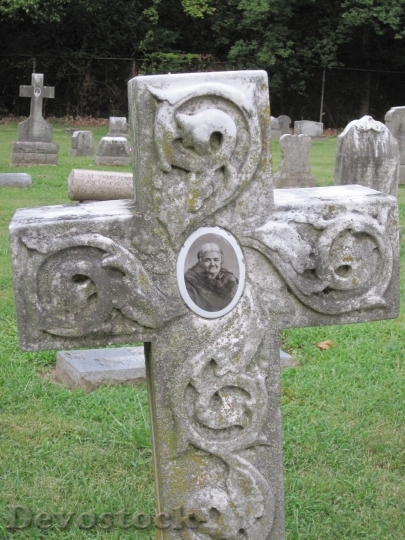 Devostock Grave Cross Religion Christian