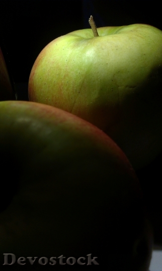 Devostock Green Apple Fruit Apples