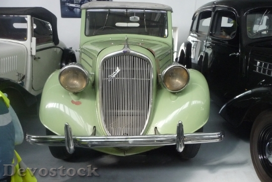 Devostock Green Car Skoda Museum