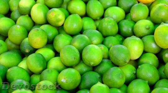 Devostock Green Limes Fruit For