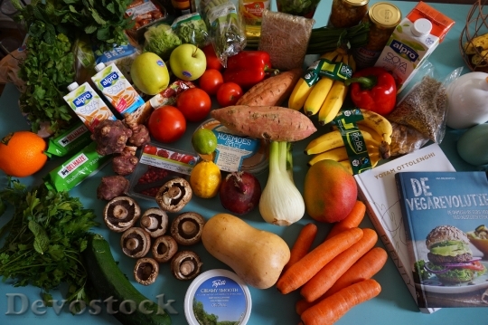 Devostock Groceries Fruit Vegan Soy