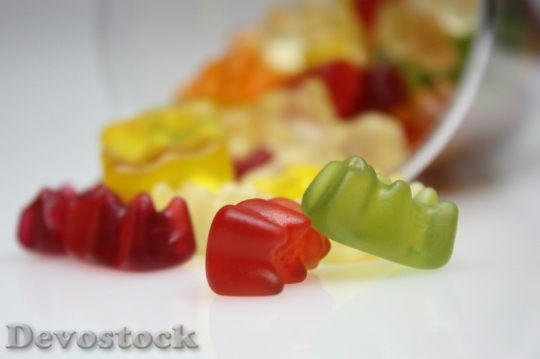 Devostock Gummi Bears Candy Sweet