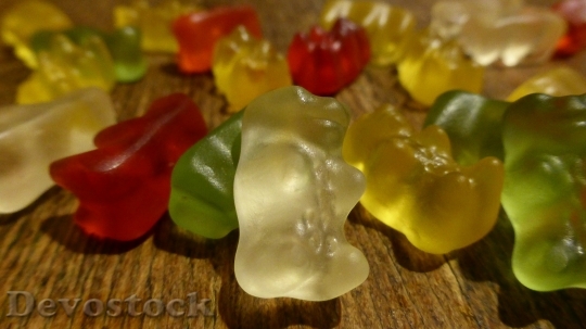 Devostock Gummi Bears Fruit Jelly