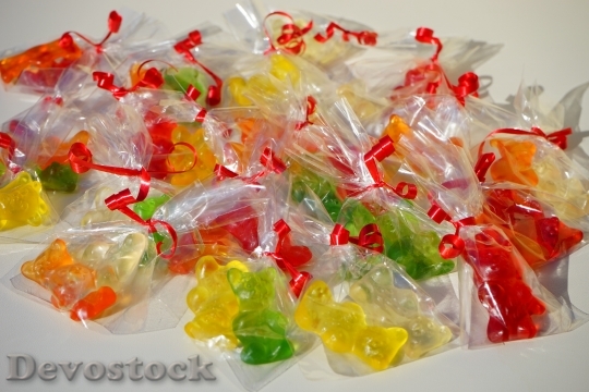 Devostock Gummi Bears Packed Sachets 0