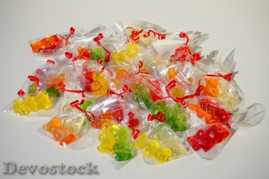 Devostock Gummi Bears Packed Sachets 1