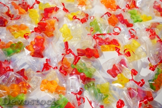 Devostock Gummi Bears Packed Sachets 10