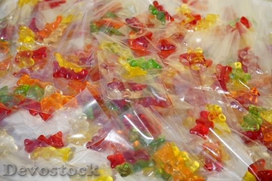 Devostock Gummi Bears Packed Sachets 12