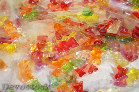 Devostock Gummi Bears Packed Sachets 15