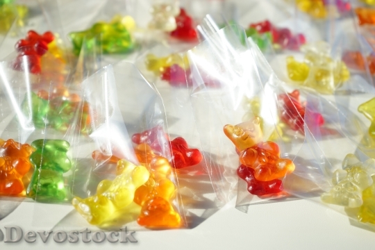 Devostock Gummi Bears Packed Sachets 16